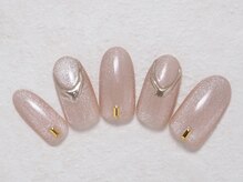 シックネイル(CHIC nail)/マグネット＆ミラーデザイン