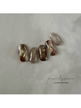 ネイルズ ココ(nails COCO)/大理石ネイル