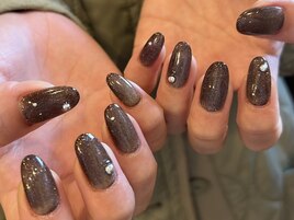 マグネット/秋冬ネイル