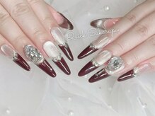 クイックスカルプ 新宿店(Quick Sukarupu)/スーパーロングフレンチデザイン