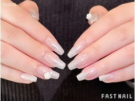 *先着*ローズ×フラッシュネイル