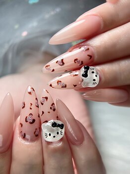 フローラ(flora)の写真/長さ自由自在でフォルム綺麗、自爪透けない長持ちスカルプ！硬度もしっかりある理想の指先へ☆