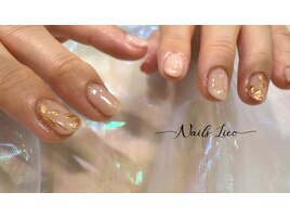 クリアベージュ×ミラー
