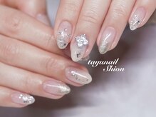 たゆ ネイル(たゆnail)の雰囲気（ポイントビジューネイル！パラジェル100%使用♪）
