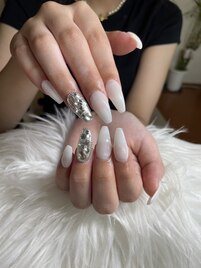 ワンカラー埋め尽くしネイル