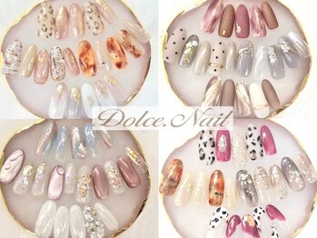 ドルチェネイル(Dolce.Nail)の写真/【人気No.1!!350種以上★Dolceコース】トレンド～定番まで豊富にご用意☆カラーチェンジ&パーツアレンジOK!