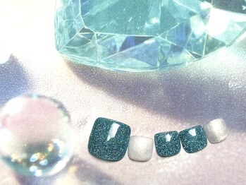 シエル ネイルズ(CIEL NAILS)/2026年3月 フット ワンカラー1