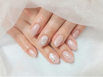 上品春フラワーネイル