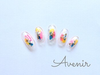 アヴィニール 表参道(Avenir)/夏！！ぬりかけネイル