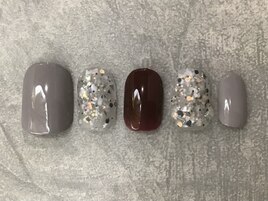 キラキラ×ぷっくりアート