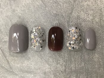 カラネイル 南森町店(calla nail)/キラキラ×ぷっくりアート