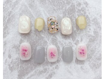 ネイルサロン ティフィン(tiffin)/~4月monthly design~