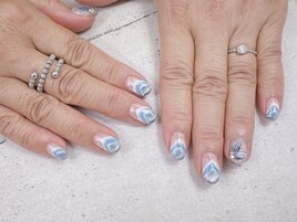 波デザインネイル