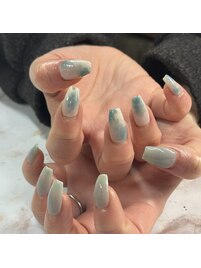 春！くすみブルーニュアンス♪