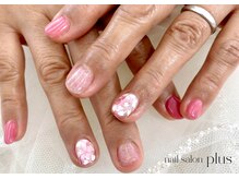 プラス(plus)/桜ネイル