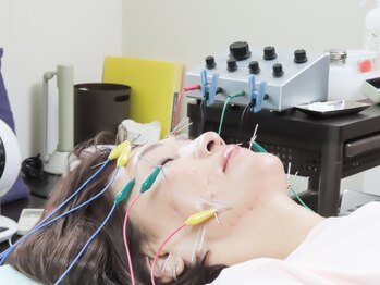 鍼灸チェリーハンドの写真/【たるみ・くすみ改善にも◎】電気を流す美容鍼でフェイスラインが引き上がる!高技術×低価格が嬉しい☆