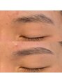 マスター アイブロウ(MASTER EYEBROW)&nbsp;元々の自眉毛が綺麗なのでとりすぎず、少しだけ整えました