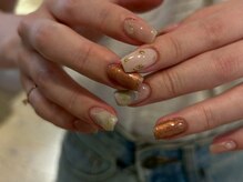 and &nbsp;w/Laque mini/＊ミラーニュアンスネイル＊