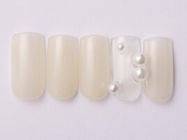 シンプルパールベージュ6480yen