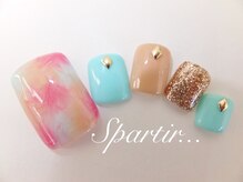 エスパルティール(Spartir)/◇リュクスなタイダイネイル◇