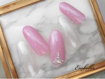 アンベリール 横浜店(Embellir)/(1203)ティアラ風ネイル