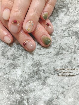 プライベート ネイルサロン マーマ(murmur)/クリスマスネイル