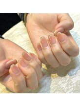 クリスタルネイル トキハわさだタウン店/チークネイル