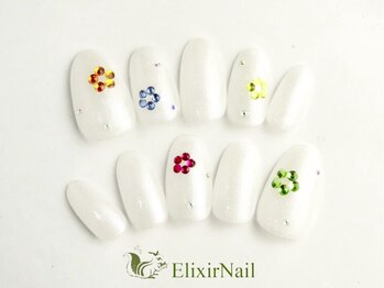 エリクサーネイル 五反田(Elixir Nail)/定額a シンプル／クーポン使用