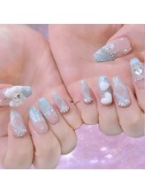 ルーミー アンド コー(Roomy&co.)/チェック柄ネイル