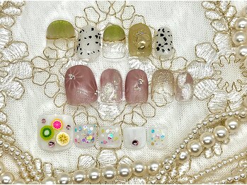 ビューティ ヴェール(Beauty Veil)の写真/《指先からお洒落してワンランクup♪》hotpepper限定【毎月変わる定額off込¥4980】9月もまだ夏を楽しもう☆