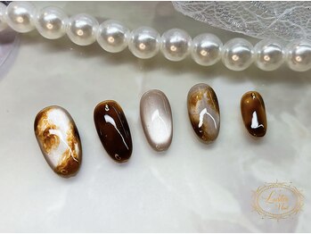 ラスターネイル(Luster nail)/べっ甲マグネットデザイン☆