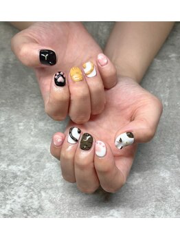 猫ネイル