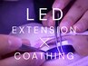 【LED LOCK】LEDエクステ100本+LEDコーティング