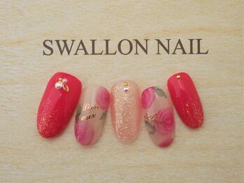 スワロンネイル(SWALLON NAIL)/7.8月定額ネイル