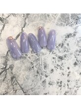 グラマラス アンジェアイ 荻窪店(glamourous ange eye)/くすみブルーネイル