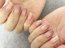 ブラウン系ネイル