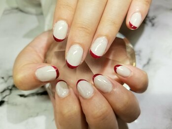 シュガーネイル(sugar nail)/フレンチネイル