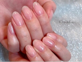 ネイルハウス リップルの写真/一度のケアで見た目スッキリ＊爪を傷つけにくく角質・甘皮をしっかり除去してしなやかな指先へ♪