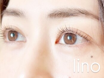 リノ 淡路店(lino)の写真/くるんと自然なカール仕上がりが大人気＊ナチュラルにかわいいまつげでお目元を明るく＆すっぴん美人に◎