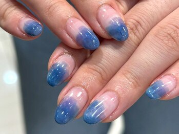 イヴ 新浦安店(Eve)/あじさいアジサイ紫陽花ネイル夏