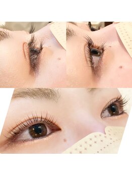 ネイルアンドアイ ミント(nail&eye mint)/まつげパーマ BeforeAfter