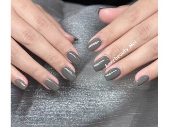 秋冬ネイル　ワンカラー