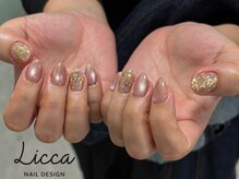リッカ 鍋島店(Licca)/ラメ×マグネットネイル