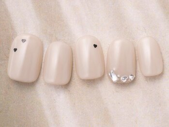 アイネイルズ 天神今泉店(I-nails)/ハートホロストーンシンプル