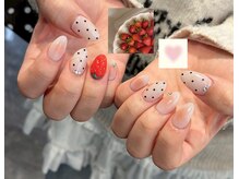 ニーヨンネイル(24nail)/いちごネイル