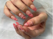 バタフライ 津田沼店(Butterfly)/ボーダーグラデーション×クロム