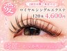 ☆ロイヤルシングルエクステ☆美容液コーティング込み120本　4600円