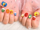 ★カラフルくまちゃんネイル★