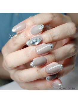 エムネイル(Ｍ)/_ガラスフレンチ_