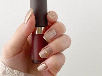 アイネイルズ 梅田店(I nails)/マグゴールドミラーしずく¥9700